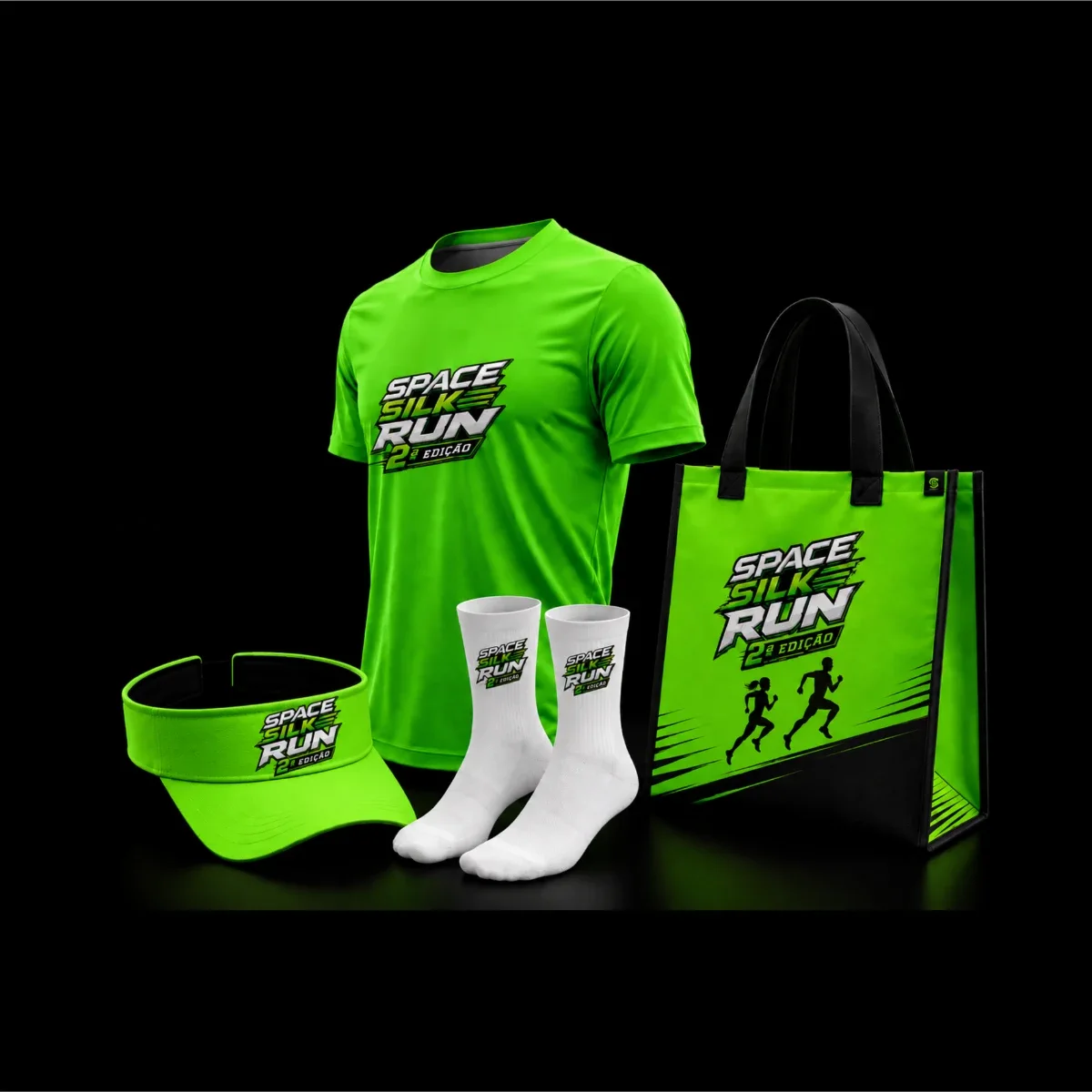 KIT DO ATLETA SPACE SILK RUN 2026