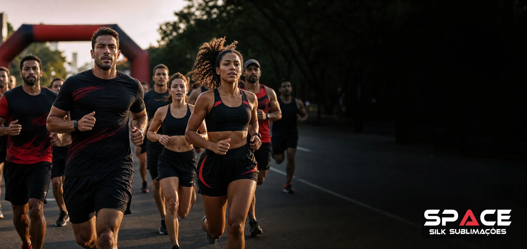 Fotografia da corrida