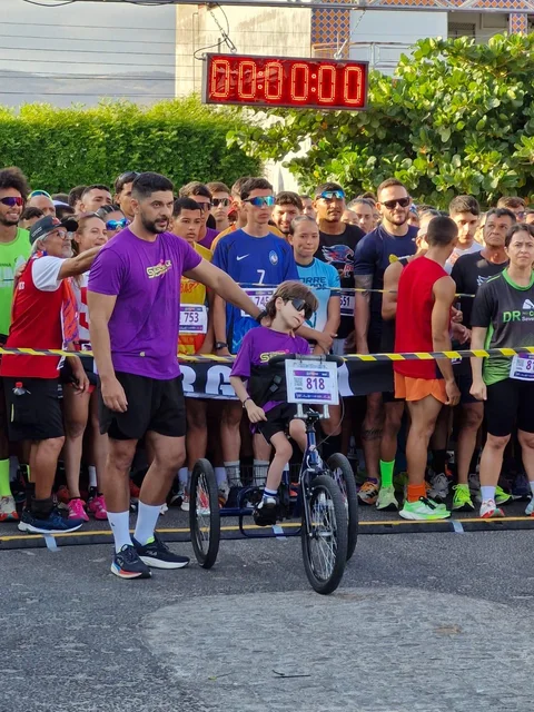 Fotografia da corrida